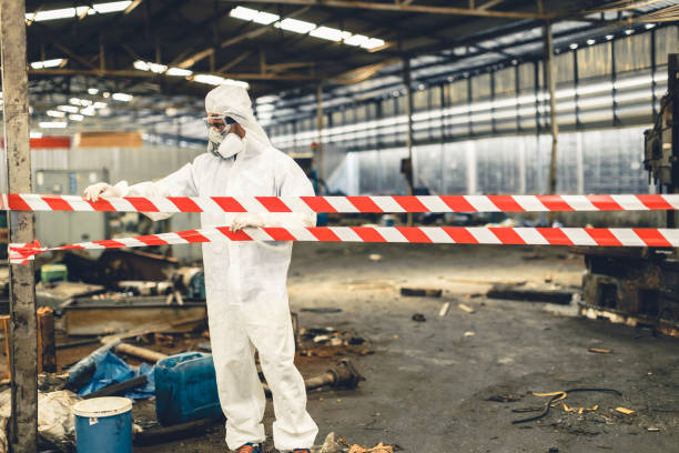 Professional Infectious Disease Decontamination technician working in Oak Ridge, TN